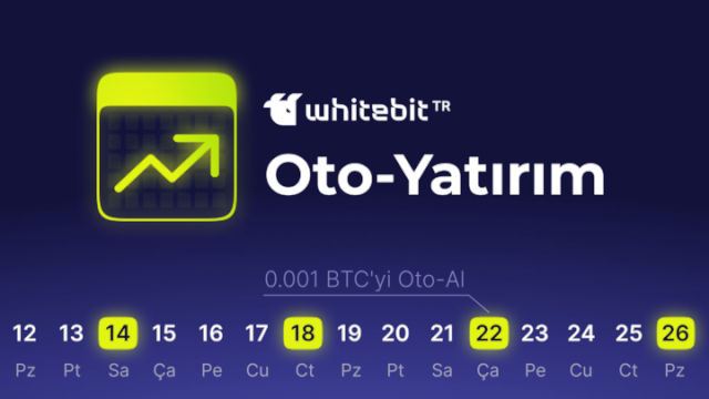 WhiteBIT TR, kripto alımlarını otomatikleştiren Oto-Yatırım ürününü duyurdu