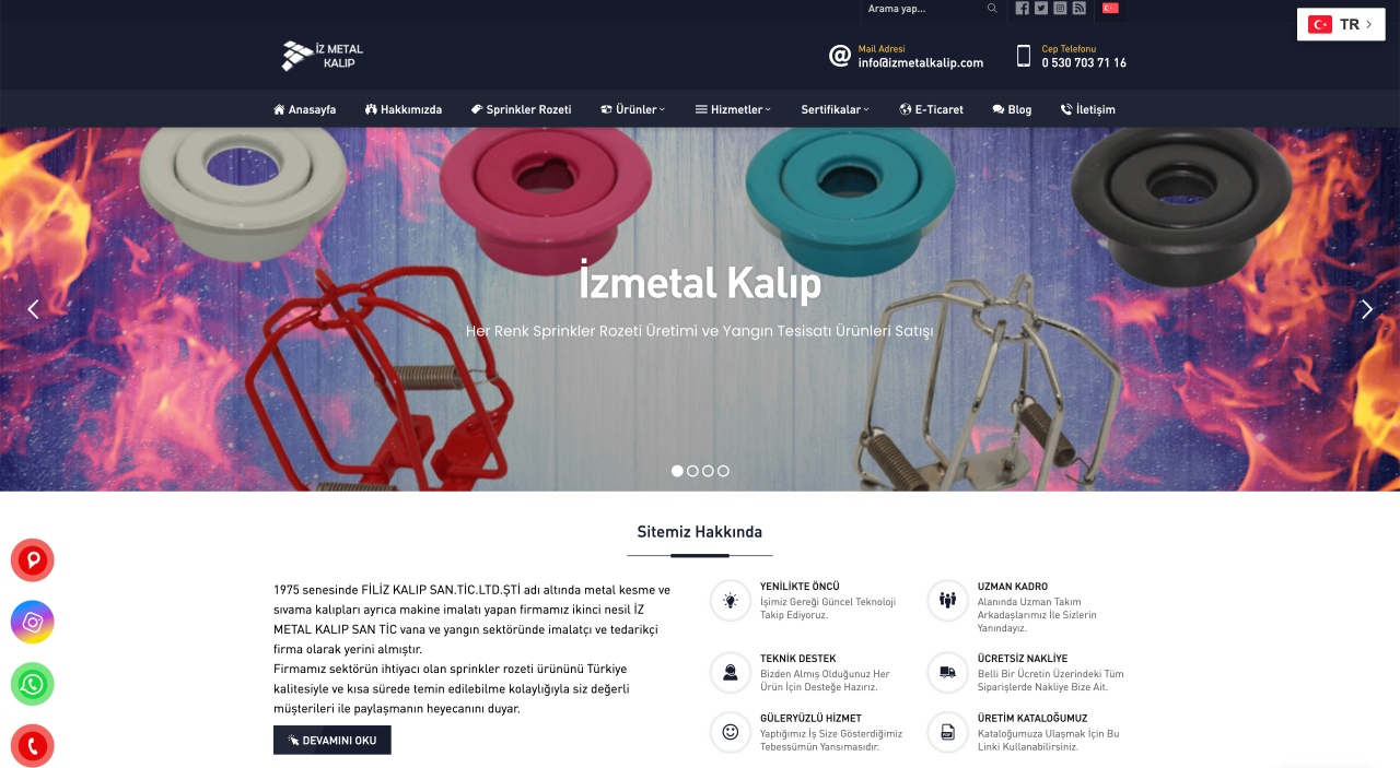 Yangın Güvenliği ve Kaliteli Üretimde Öncü: İz Metal Kalıp