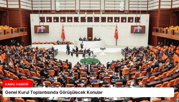Genel Kurul Toplantısında Görüşülecek Konular