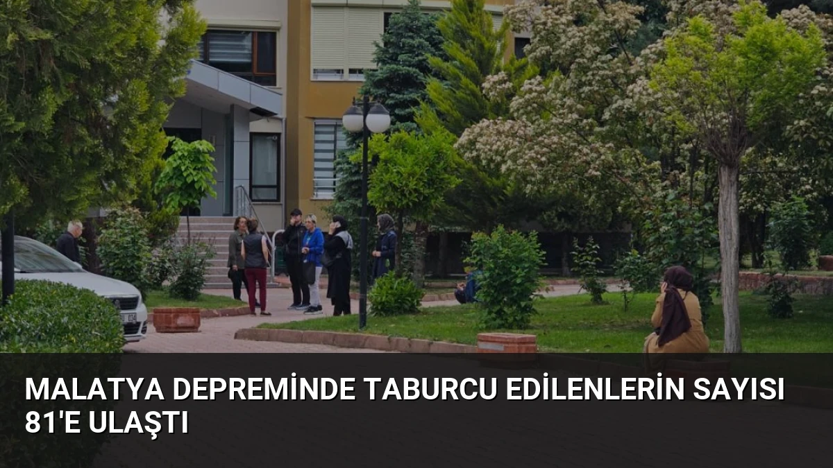 Malatya Depreminde Taburcu Edilenlerin Sayısı 81’e Ulaştı