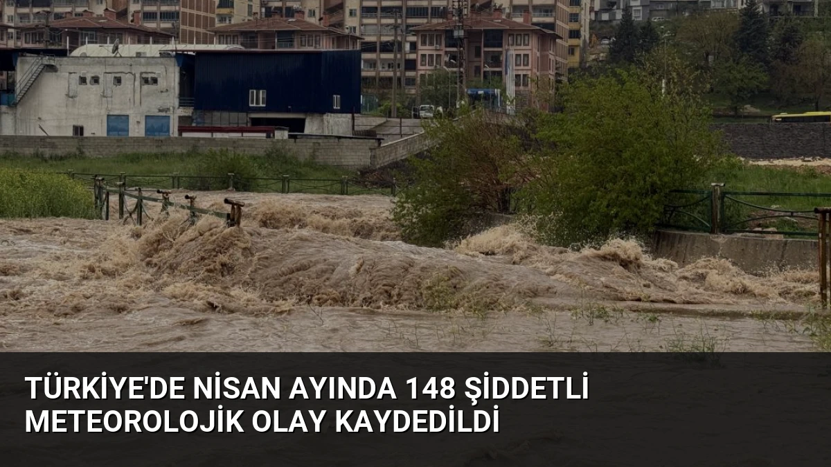 Türkiye’de Nisan Ayında 148 Şiddetli Meteorolojik Olay Kaydedildi