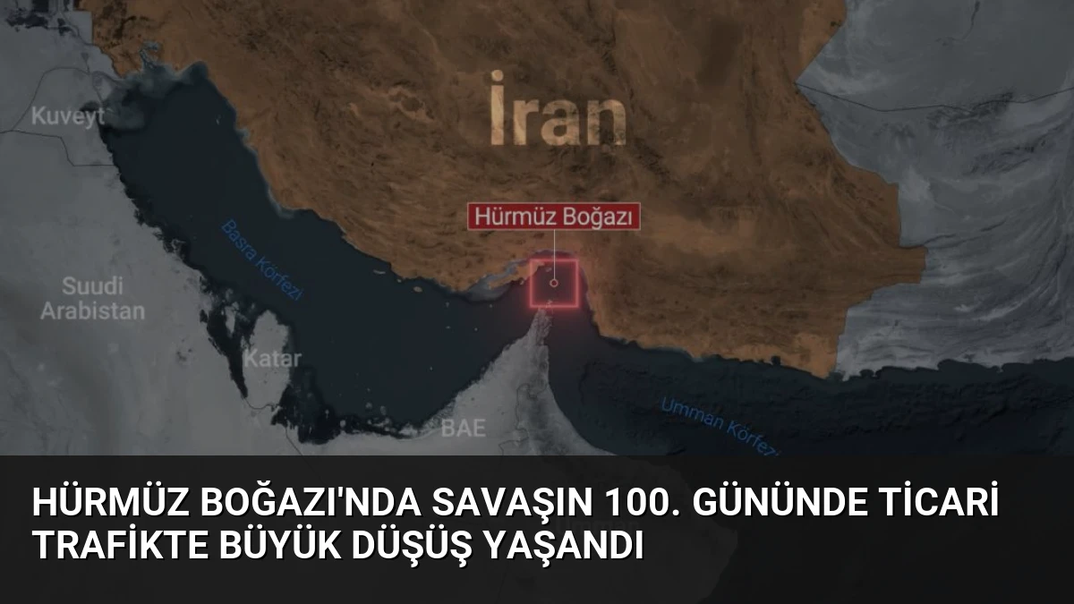 Hürmüz Boğazı’nda Savaşın 100. Gününde Ticari Trafikte Büyük Düşüş Yaşandı