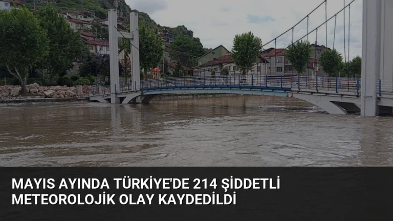 Mayıs Ayında Türkiye’de 214 Şiddetli Meteorolojik Olay Kaydedildi