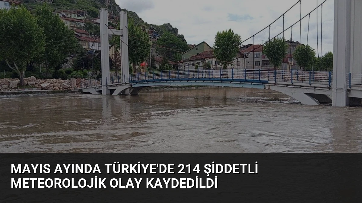 Mayıs Ayında Türkiye’de 214 Şiddetli Meteorolojik Olay Kaydedildi