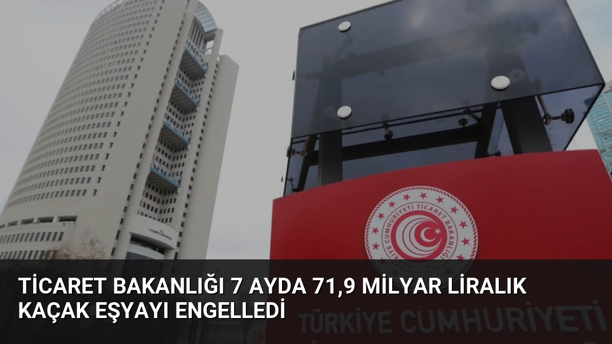 Ticaret Bakanlığı 7 Ayda 71,9 Milyar Liralık Kaçak Eşyayı Engelledi