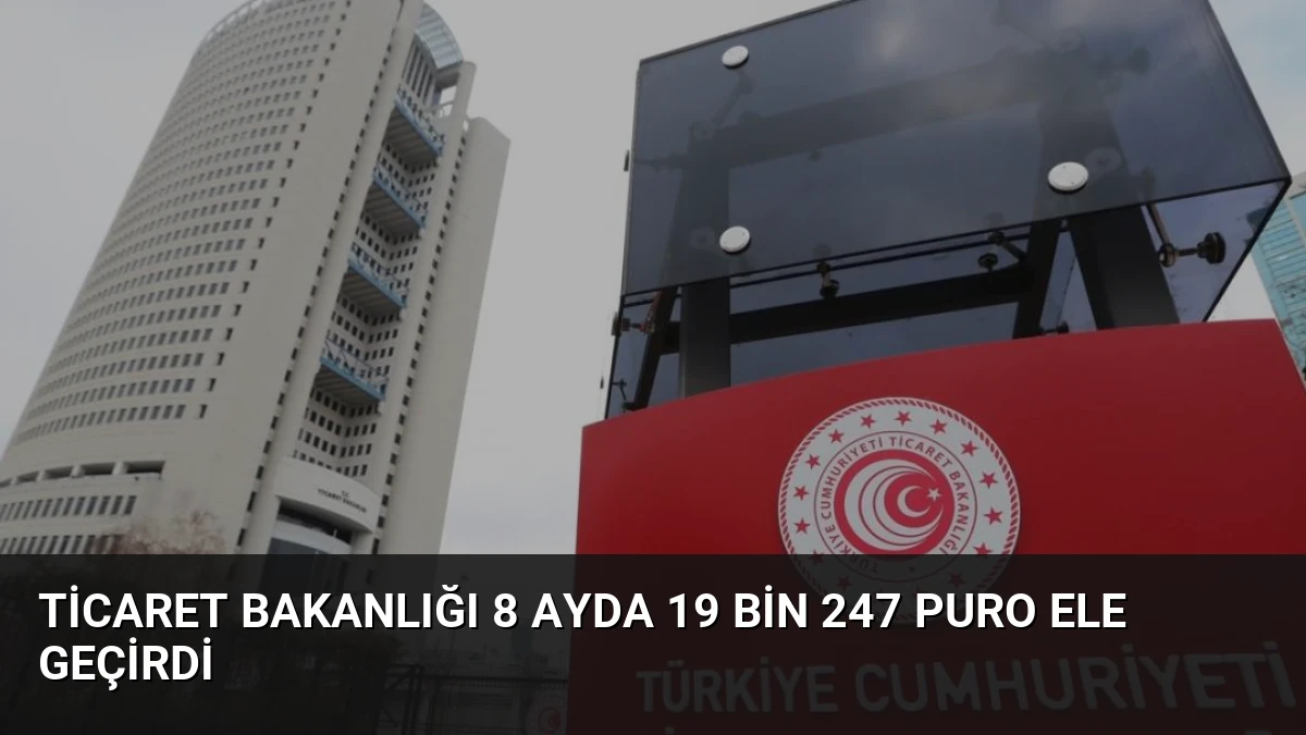 Ticaret Bakanlığı 8 Ayda 19 Bin 247 Puro Ele Geçirdi