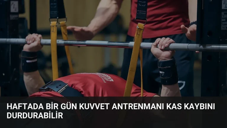 Haftada Bir Gün Kuvvet Antrenmanı Kas Kaybını Durdurabilir
